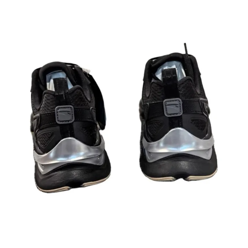 Anta Millennial Slip Resistant Low Top Casual Shoes Men's Black Silver-2