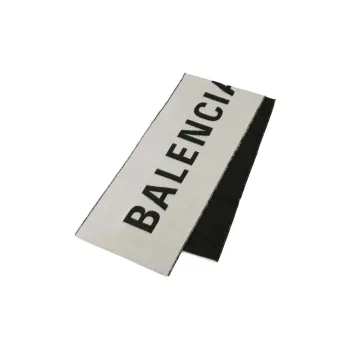 Balenciaga Knit Scarves Men's Gray