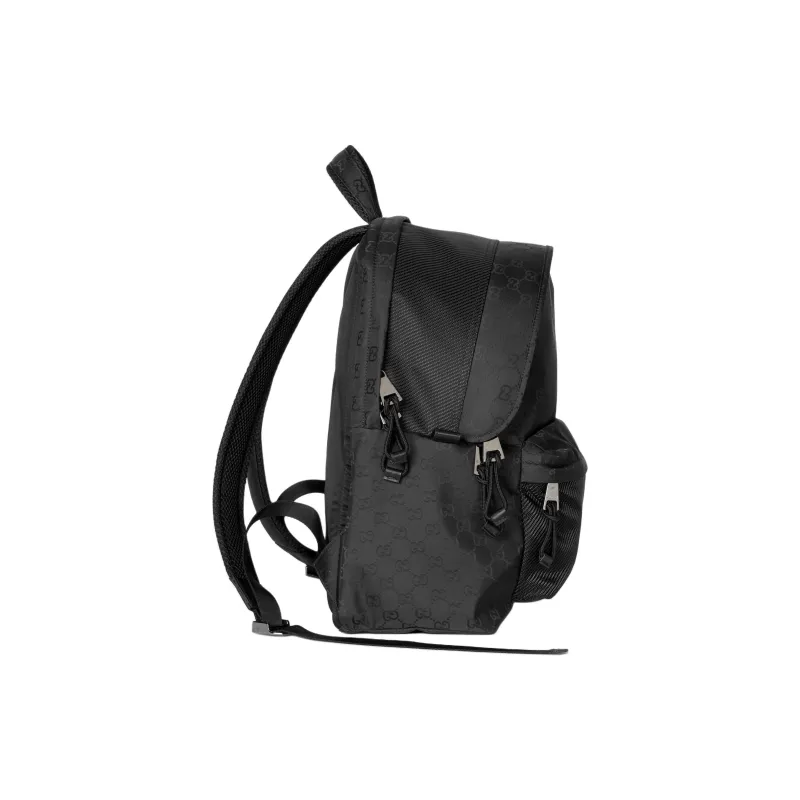 GUCCI Nylon Backpack Medium Size Men's Black-2