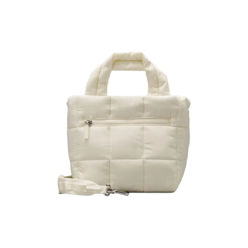 Lululemon Quilted Nylon Tote Bag, Shopping Bag, Shoulder Bag, Crossbody Bag, Handbag Women's Elf Yellow-1