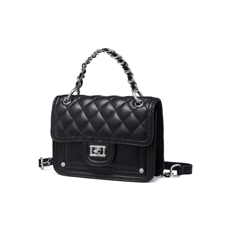 RED DRAGONFLY The First Layer Of Calfskin Premium Shoulder Bag, Crossbody Bag, Handbag Medium Size Unisex Ecru Black-9