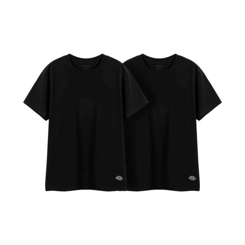 Dickies Basic Loose Fit Casual Short Sleeved Undershirt Unisex Combo Set-13