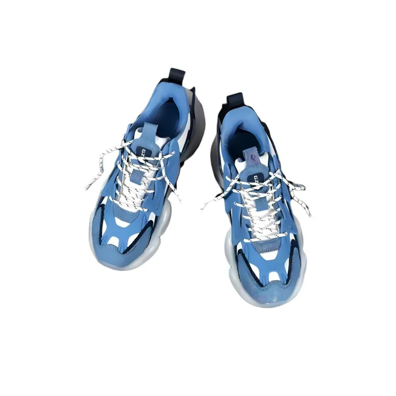 Cuzzi GZJD Fashion Trendy Shoes Height Increasing Abrasion Resistant Low Top Chunky Sneakers Unisex-11