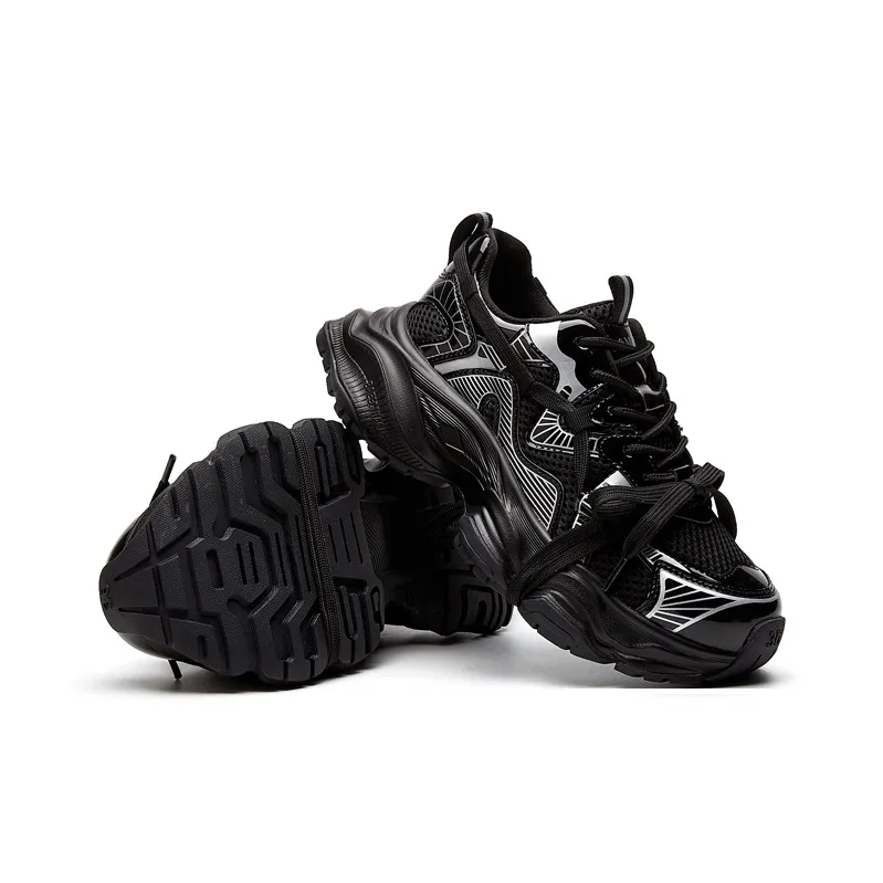 15 MINS Slip Resistant Low Top Chunky Sneakers Women's-10