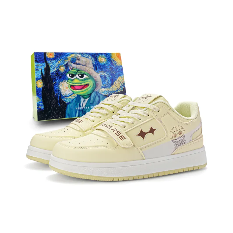 Pepe The Frog Low Top Skateboard Shoes Unisex-54