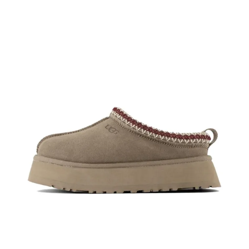 UGG Tazz Abrasion Resistant Closed Toe Slippers Women's Khaki-0