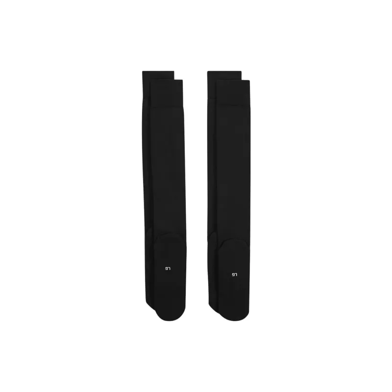 Nike SS23 Baseball/Softball Over-the-Calf Socks Thigh-high Socks Unisex 2 Pack Black-2