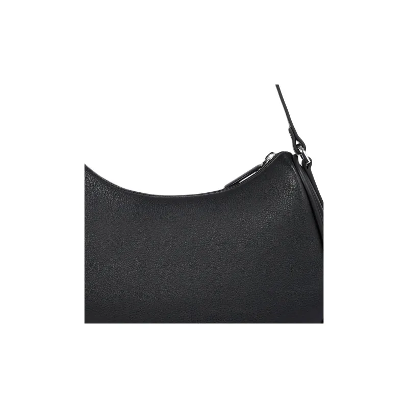 CALVIN KLEIN Artificial Leather Shoulder Bag Women's Black-3