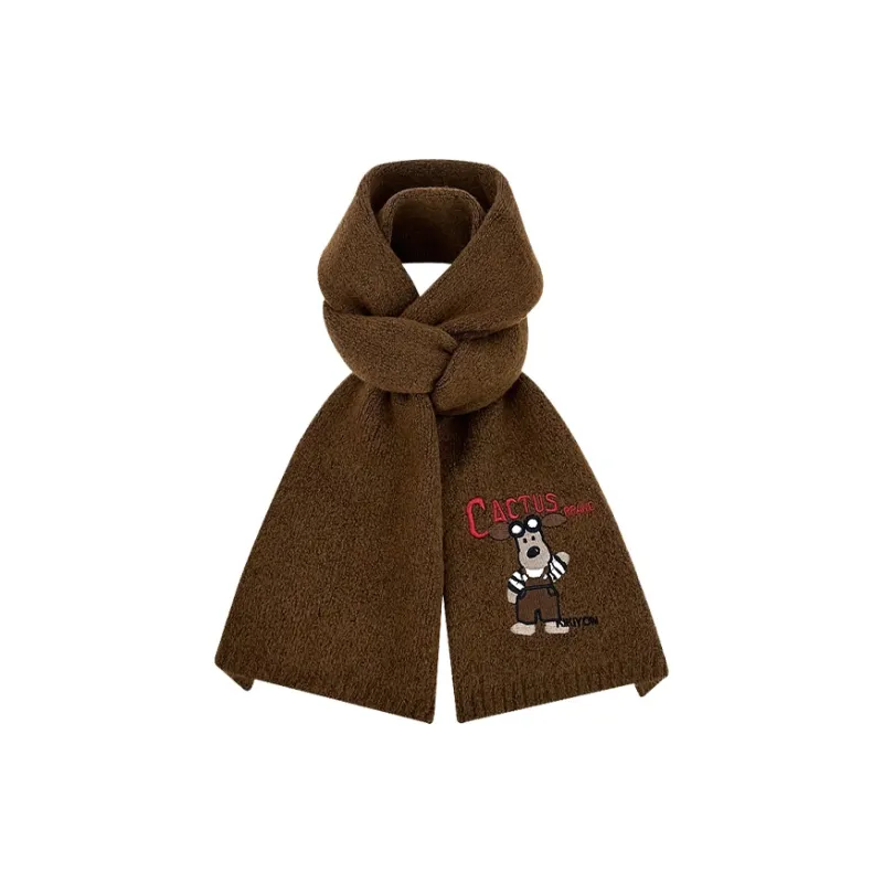 STUFFER Contains Wool Knit Scarves Unisex-28