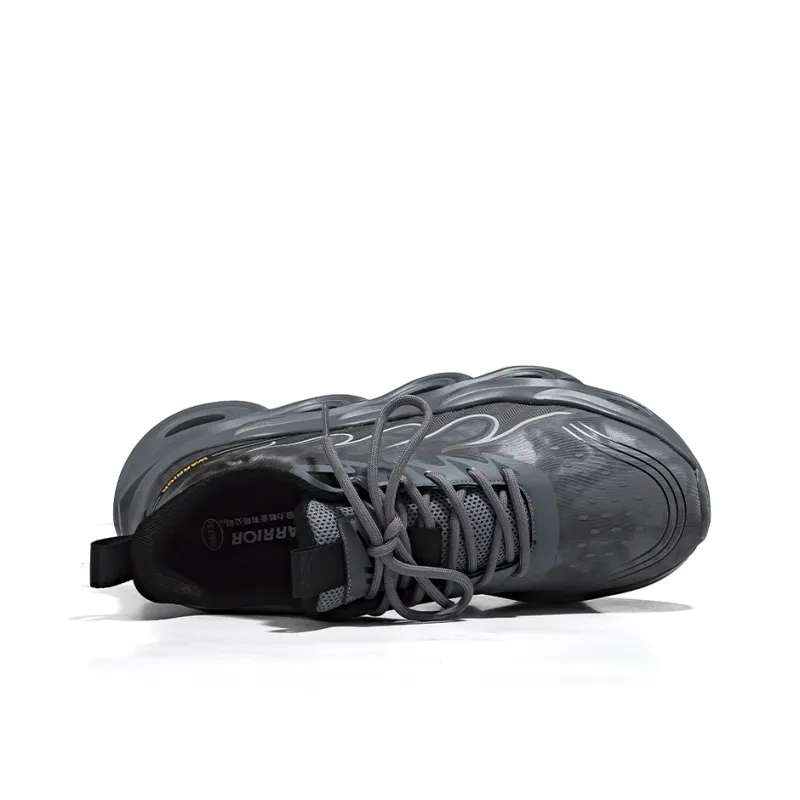 Warrior Low Top Chunky Sneakers Men's Dark Gray-3