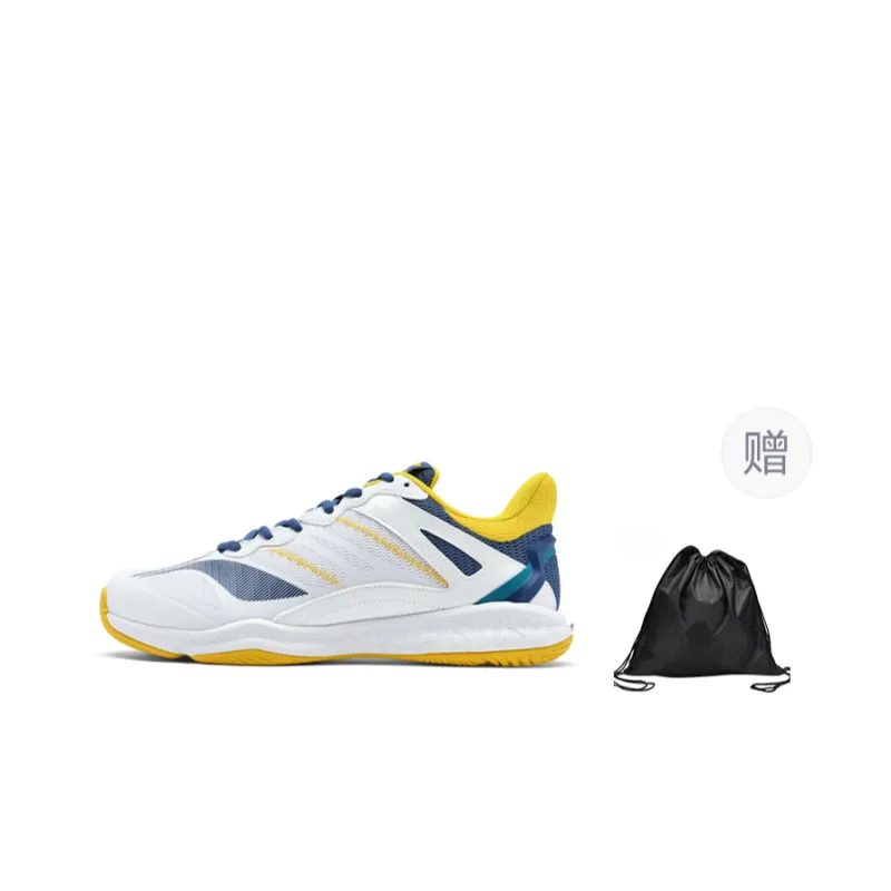 LiNing Quick Start Slip-Resistant Impact-Resistant Lightweight Low-Top Badminton Shoes Men's Indigo-0