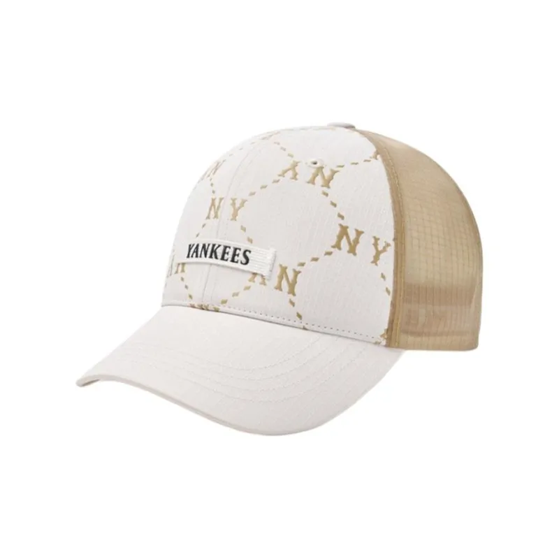 MLB Polyester Cotton Baseball Caps Unisex White-0