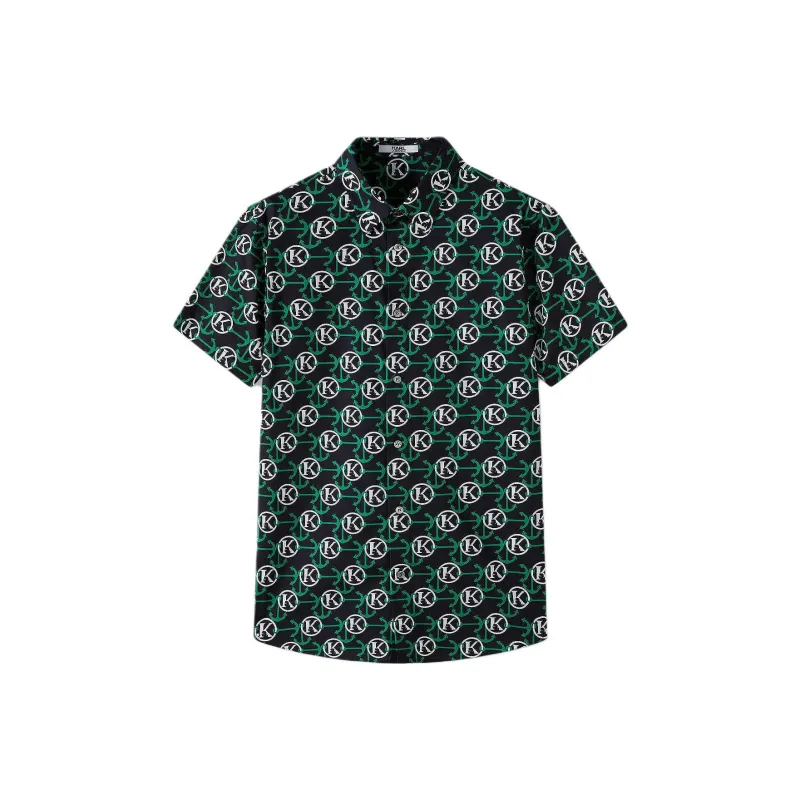 KARL LAGERFELD SS25 Shirt Men's Black-0