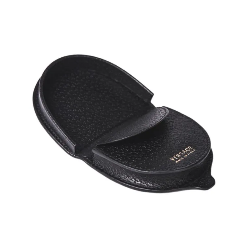 FANSIZHE Leather Clutch Unisex Black-4