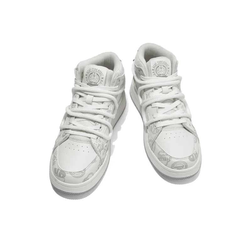 DoraemonA Mid Top Skateboard Shoes Unisex-28