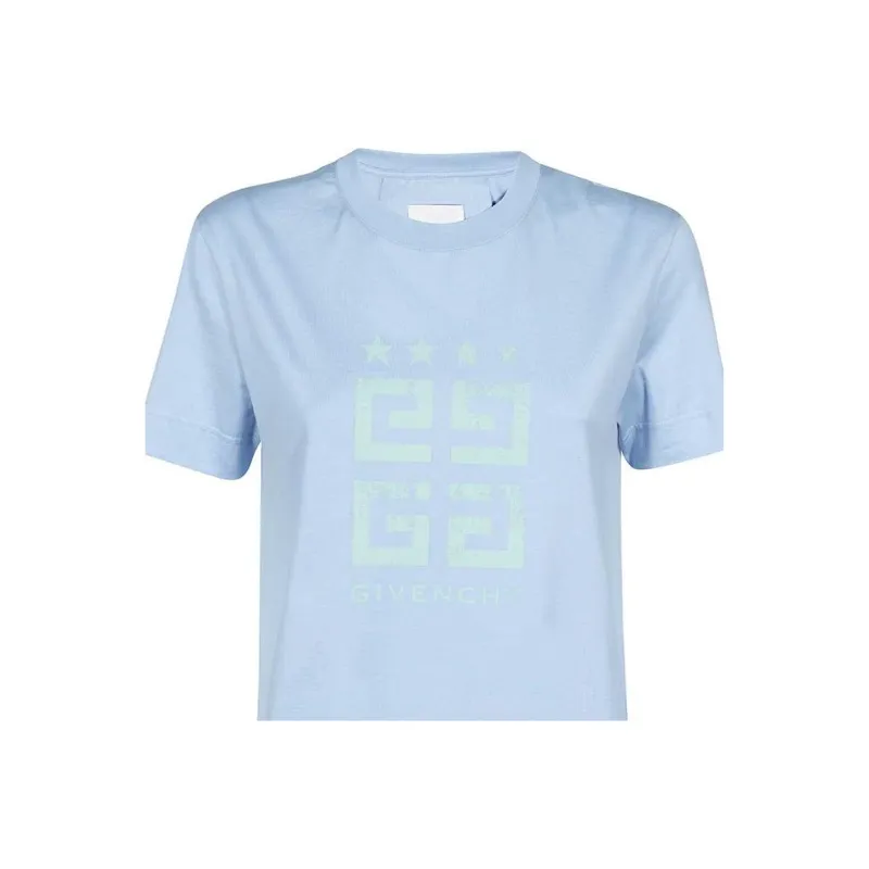 Givenchy Slim T Shirt 'Light Blue'-5