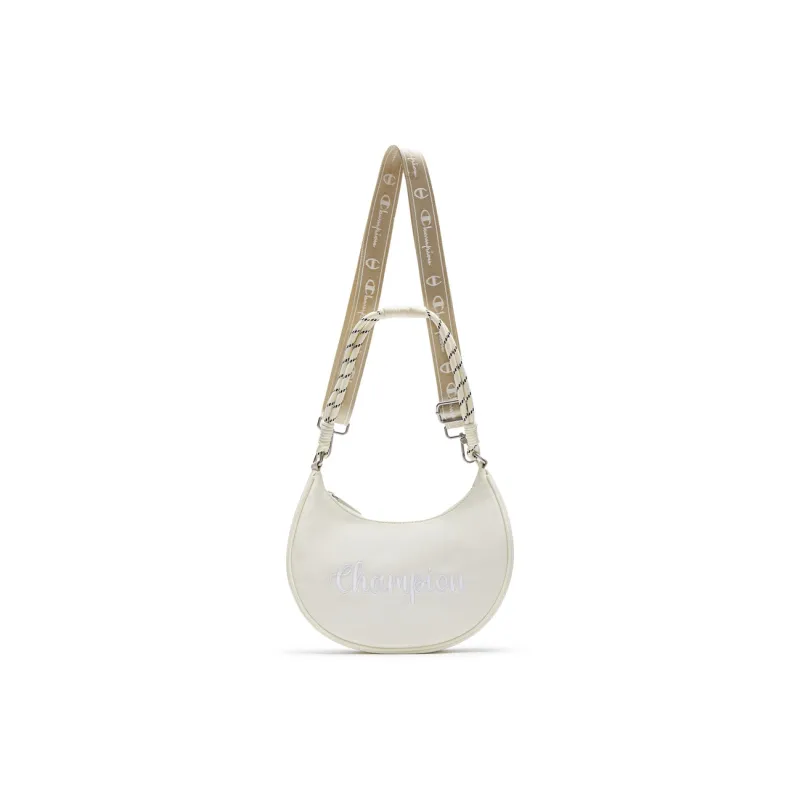 Champion Fabric Crossbody Bag Regular Unisex Pitch Black/Light Blue/Black/Ecru/Silver White 25/Plaid Denim 25-10