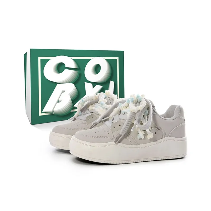 Cob Wear-resistant And Lightweight Low-Top Skateboard Shoes Women's-12