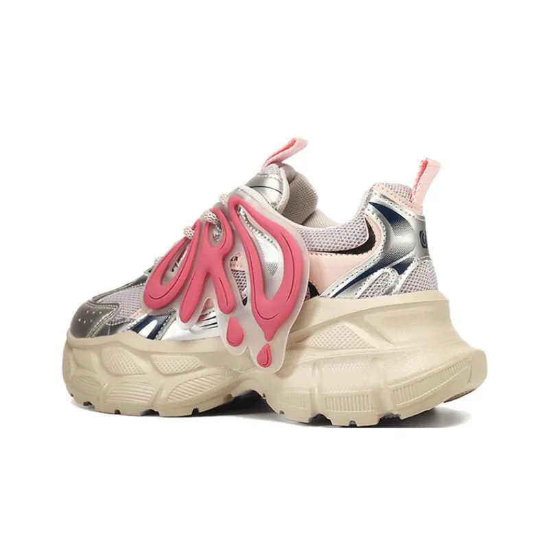 ORD Anti-Slip And Wear-Resistant Lightweight Low-Top Chunky Sneakers Women's-3