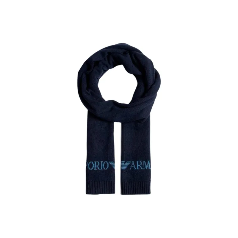 EMPORIO ARMANI Logo Jacquard Scarf And Hat Set-2
