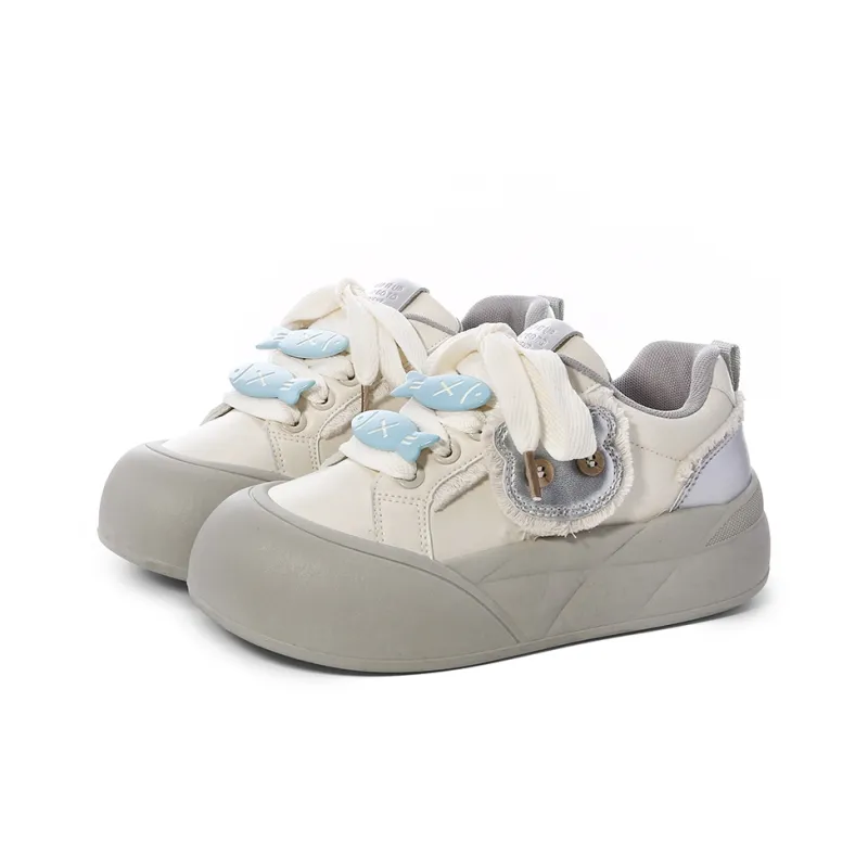 Lovely You Lightweight Anti-Slip Low-Top Skateboard Shoes Women's-32