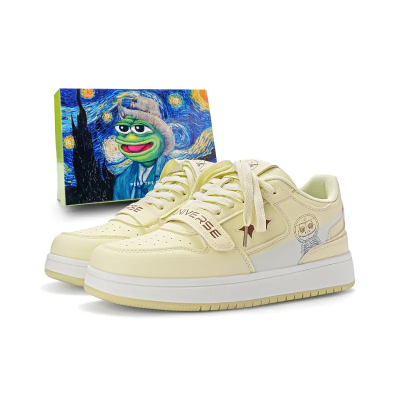 Pepe The Frog Low Top Skateboard Shoes Unisex-24
