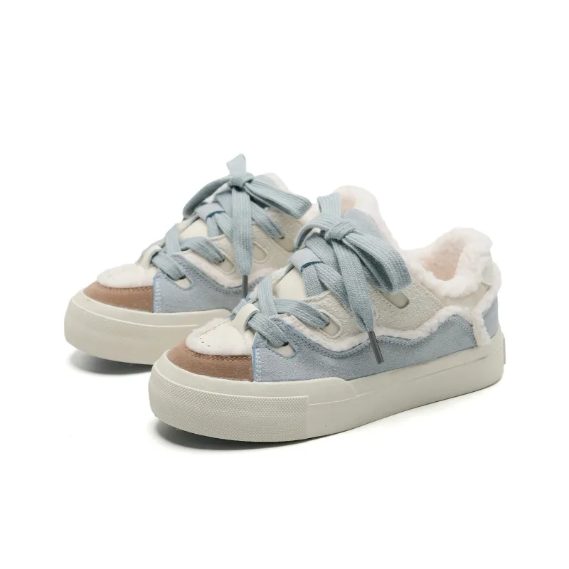 XPQ Coverage Warm Anti-Slip And Wear-Resistant Low-Top Skateboard Shoes Women's-3