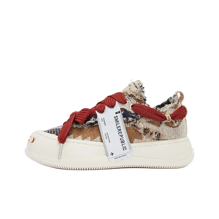 SMILEREPUBLIC Anti Slip Wear Resistant Low Top Canvas Shoes Unisex Multicolor-0