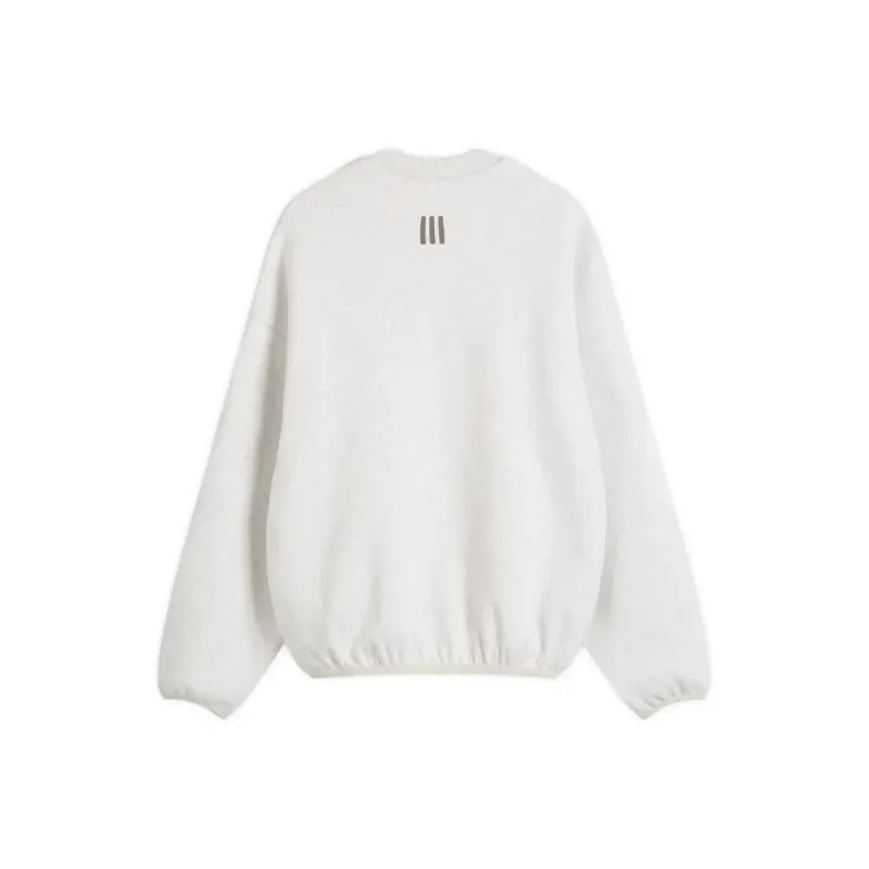 Adidas Free Shipping With AdiClub Fear Of God Athletics Heather Fleece Crewneck-1