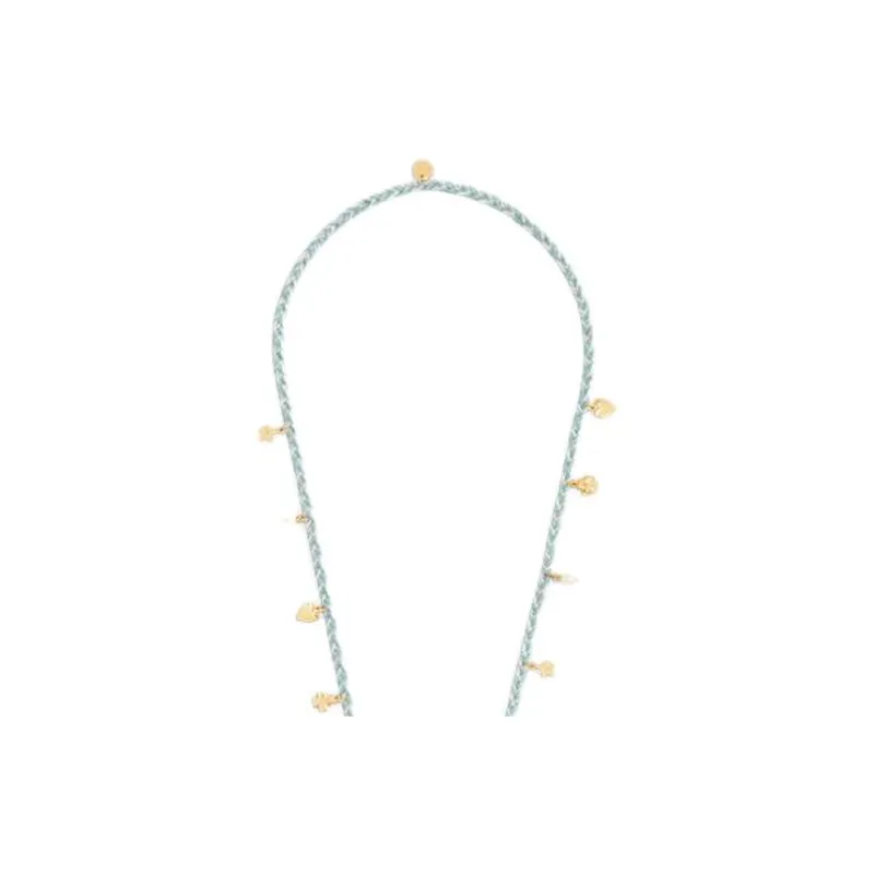 DIOR Resin Necklaces Unisex Cyan-1
