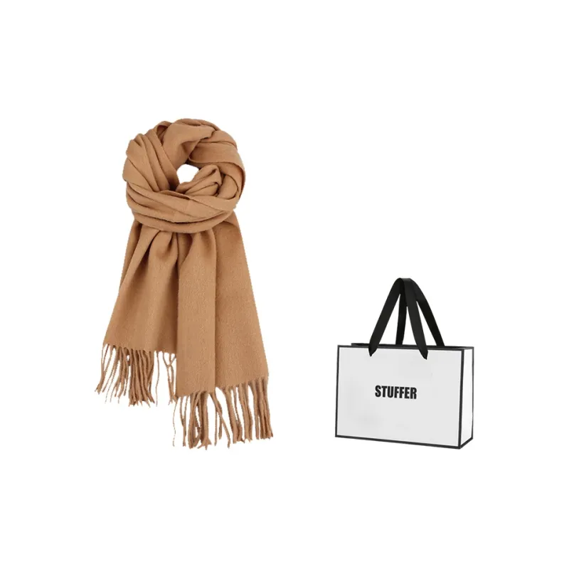 STUFFER 100% Wool Knit Scarves Unisex-10
