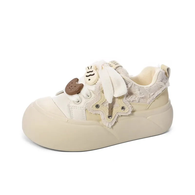 Lovely You Lightweight Cushioning Wear-Resistant Low-Top Skateboard Shoes Women's-1