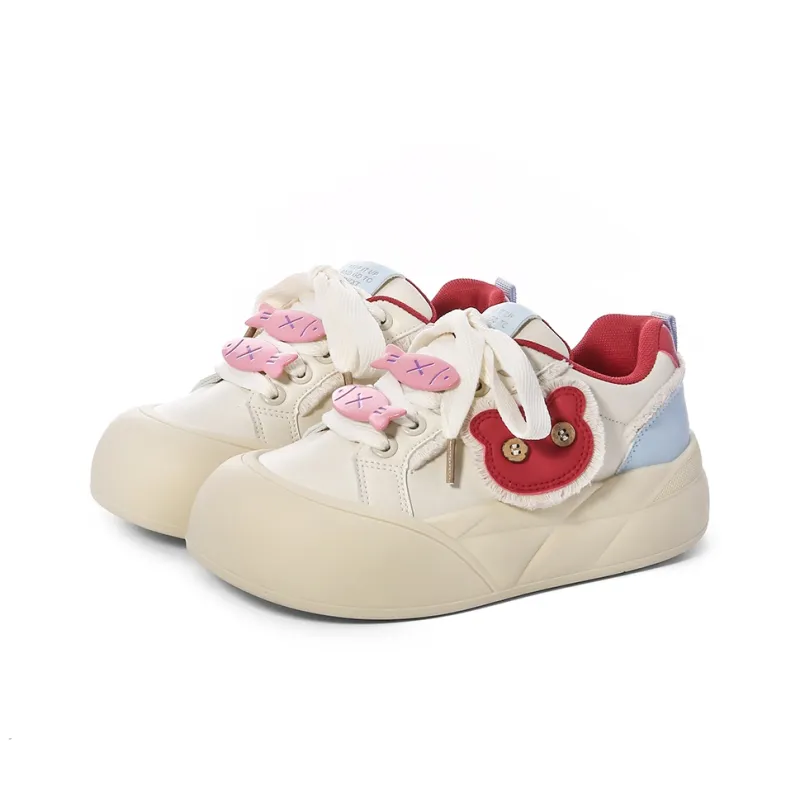 Lovely You Lightweight Anti-Slip Low-Top Skateboard Shoes Women's-62