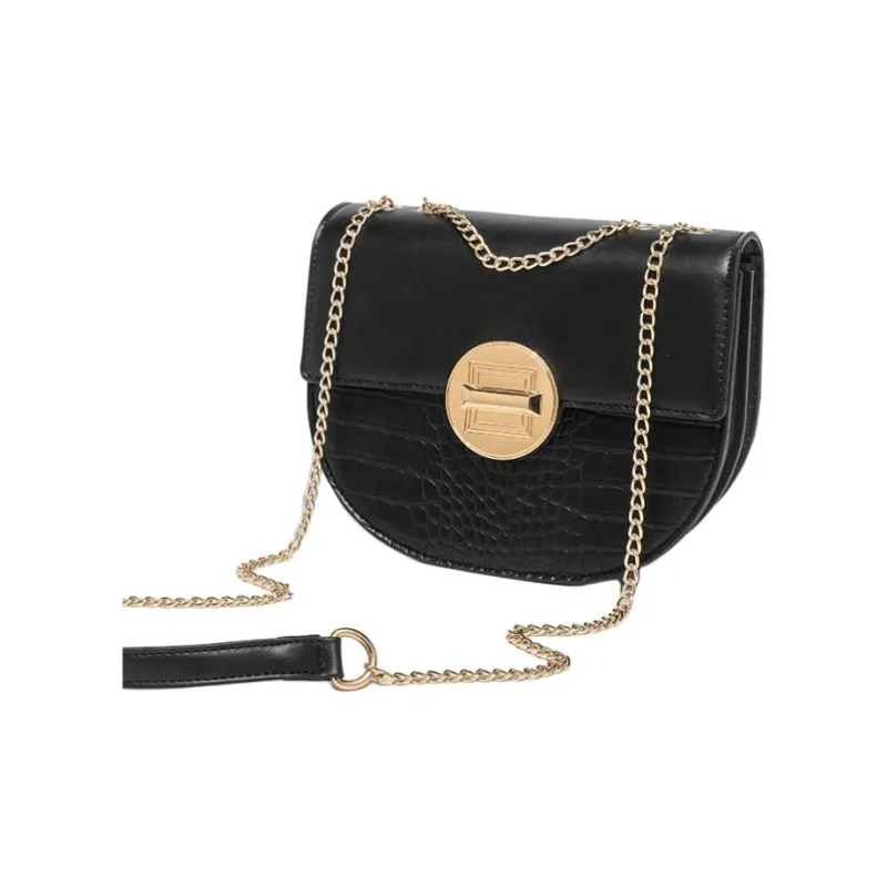NX DOUGHNUT PU Saddle Bags Shoulder Bags Women's Black/Red-2