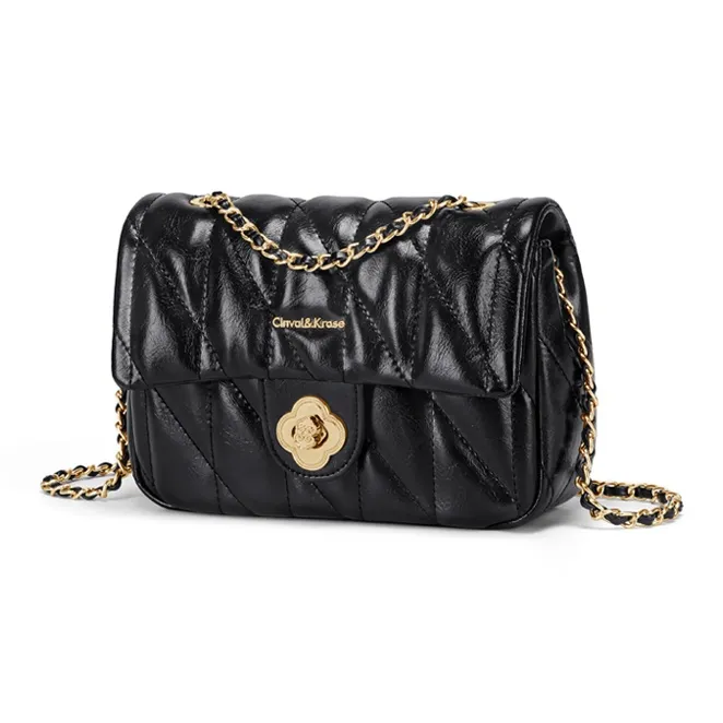 CinvaiKrose Cow Leather With Synthetic Leather Shoulder Bag, Crossbody Bag Small Size Women's Multicolor-6