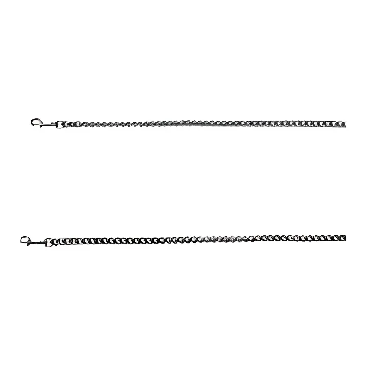 COACH Metal Shoulder Strap Metal Chain Bag Chain Strap Unisex Gunmetal Gray-2