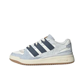 Adidas Originals FORUM Abrasion Resistant Low Top Skateboard Shoes Unisex Blue White