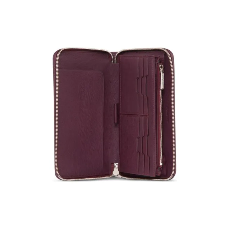 STEFANO RICCI Calfskin Wallet Women's Fuchsia-4