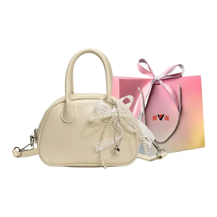 Yalu PU Shoulder Bag, Crossbody Bag, Handbag Regular Women's White/Yellow/Pink/Blue/Black-0