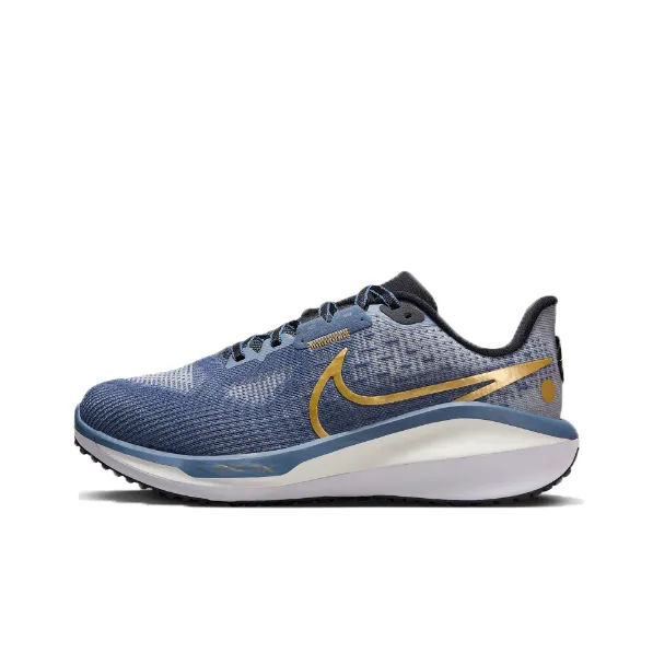 Nike Air Zoom Vomero 17 Breathable And Wear resistant Low Top Running Shoes Women's Blue-0