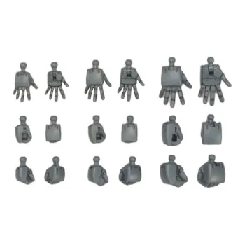 BANDAI Clothing Sets Gunpla 04 Build Hands Round Plastic Model Accessories