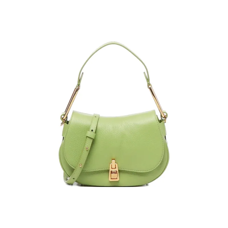COCCINELLE Magie Cow Leather Shoulder Bag, Crossbody Bag, Handbag Mini Women's Green-0