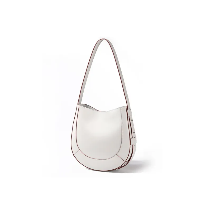 H YXIANG Cow Leather Shoulder Bag Women's Multicolor-2