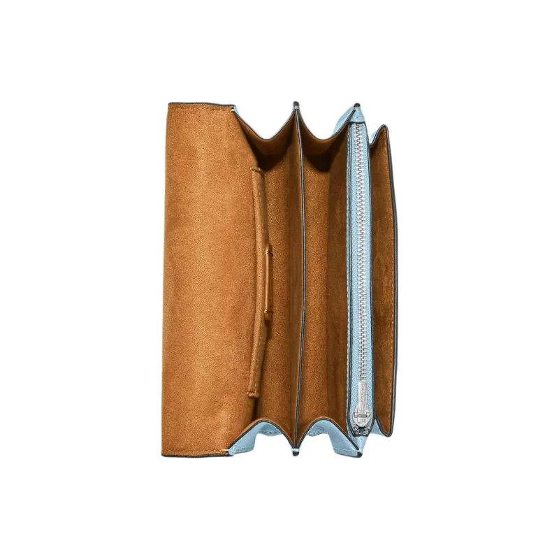 COACH Klare Split Cow Leather Envelope Bag Shoulder Bag Crossbody Bag Mini Women's Sky Blue-2