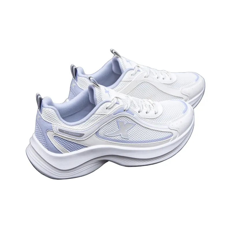 XTEP Slip Resistant, Abrasion Resistant, Breathable Low Top Casual Running Shoes Women's White-2