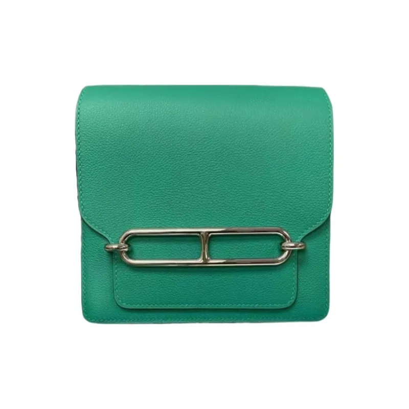 HERMES Roulis Evercolor Calfskin Pig Nose Bag Shoulder Bag Crossbody Bag Women's 6W Menthe Mint Green-0