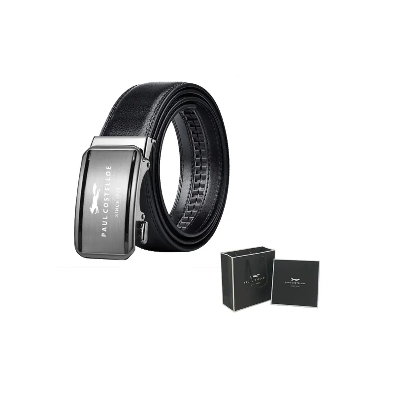 PAUL COSTELLOE Cow Split Leather Belts Unisex 3.5cm-7