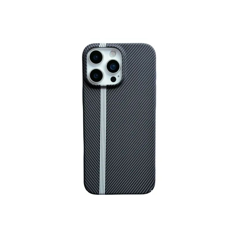 Koman TPU Material Twill Kevlar Carbon Fiber Texture Phone Cases Compatible With Apple IPhone 12/13/14/15/16/Pro/Mac-6