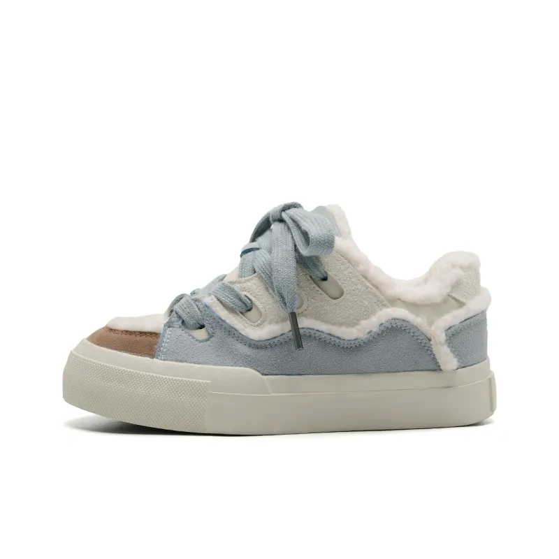 XPQ Coverage Warm Anti-Slip And Wear-Resistant Low-Top Skateboard Shoes Women's-1