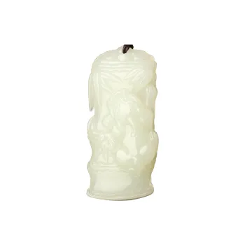 WANYUHUN Hetian Jade Pendants White Jade Unisex